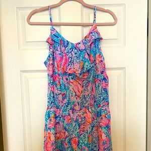Lilly Pulitzer Zana Romper Multi Treasure Trove
